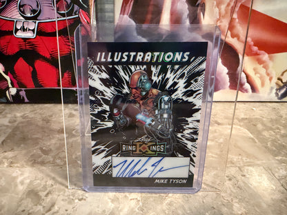 Mike Tyson 2026 Leaf Metal Ring Kings Illustrations Black 2/2