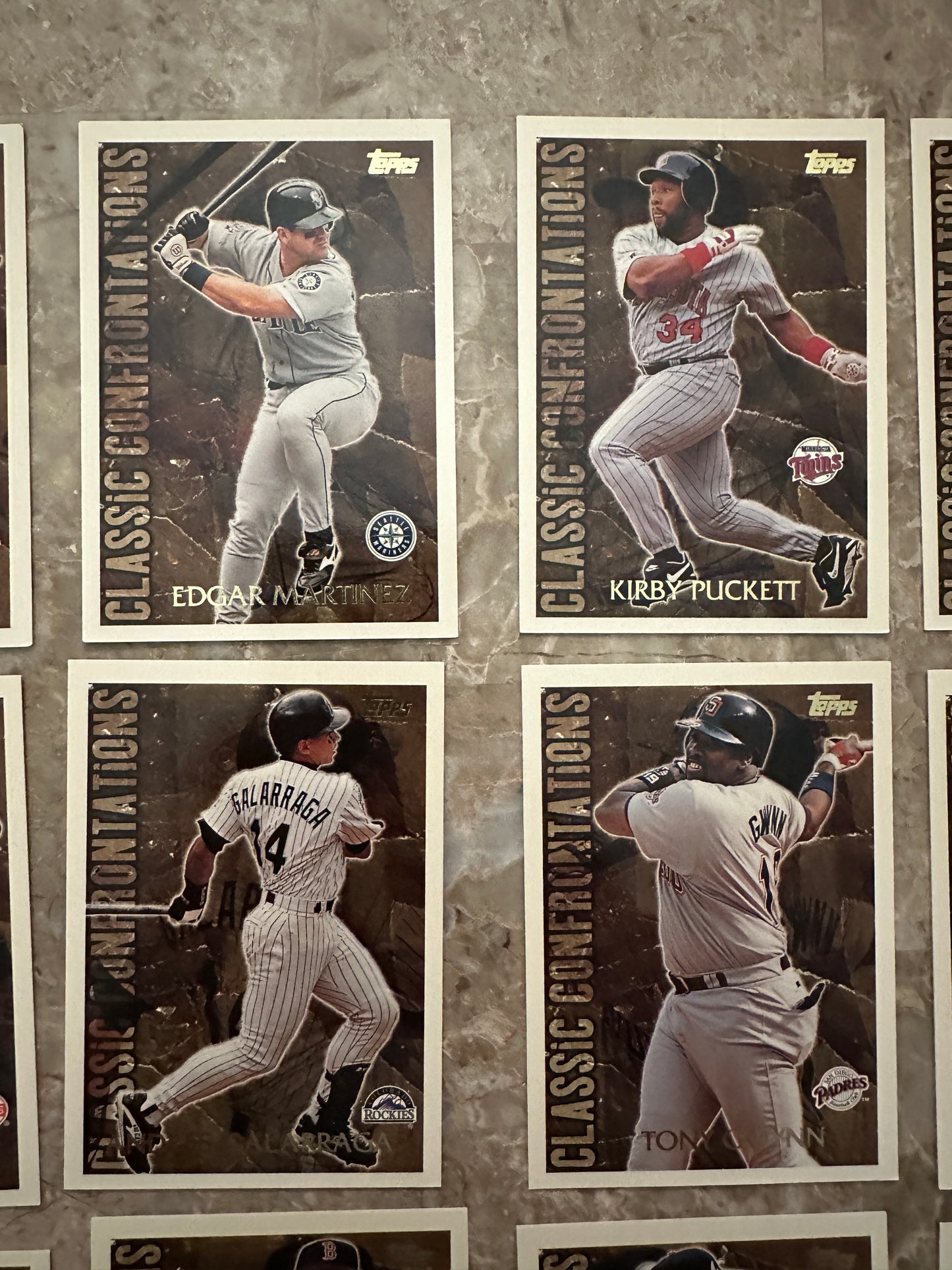 1996 Topps Classic Confrontations Full Set (15 card set)