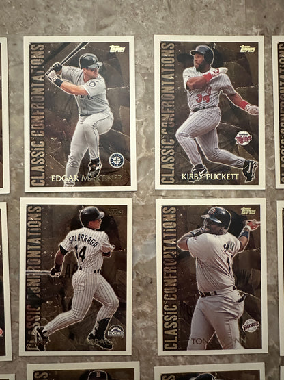 1996 Topps Classic Confrontations Full Set (15 card set)