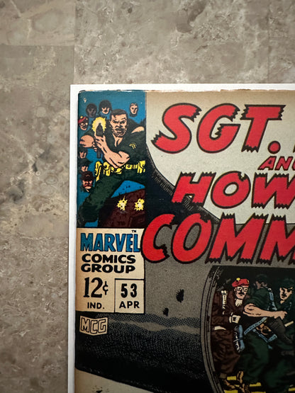 Sgt Fury #53 FN- 5.5 (Marvel Comics 1968)