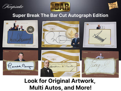 Super Break The Bar 1/1 Cut Autograph 3-Box Case (2026)