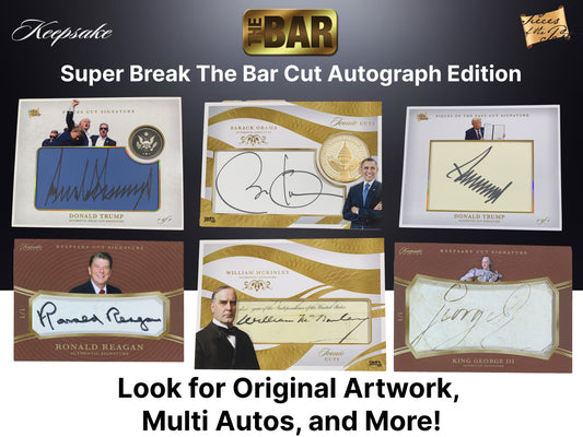 Super Break The Bar 1/1 Cut Autograph 3-Box Case Presale (3/25/2026)