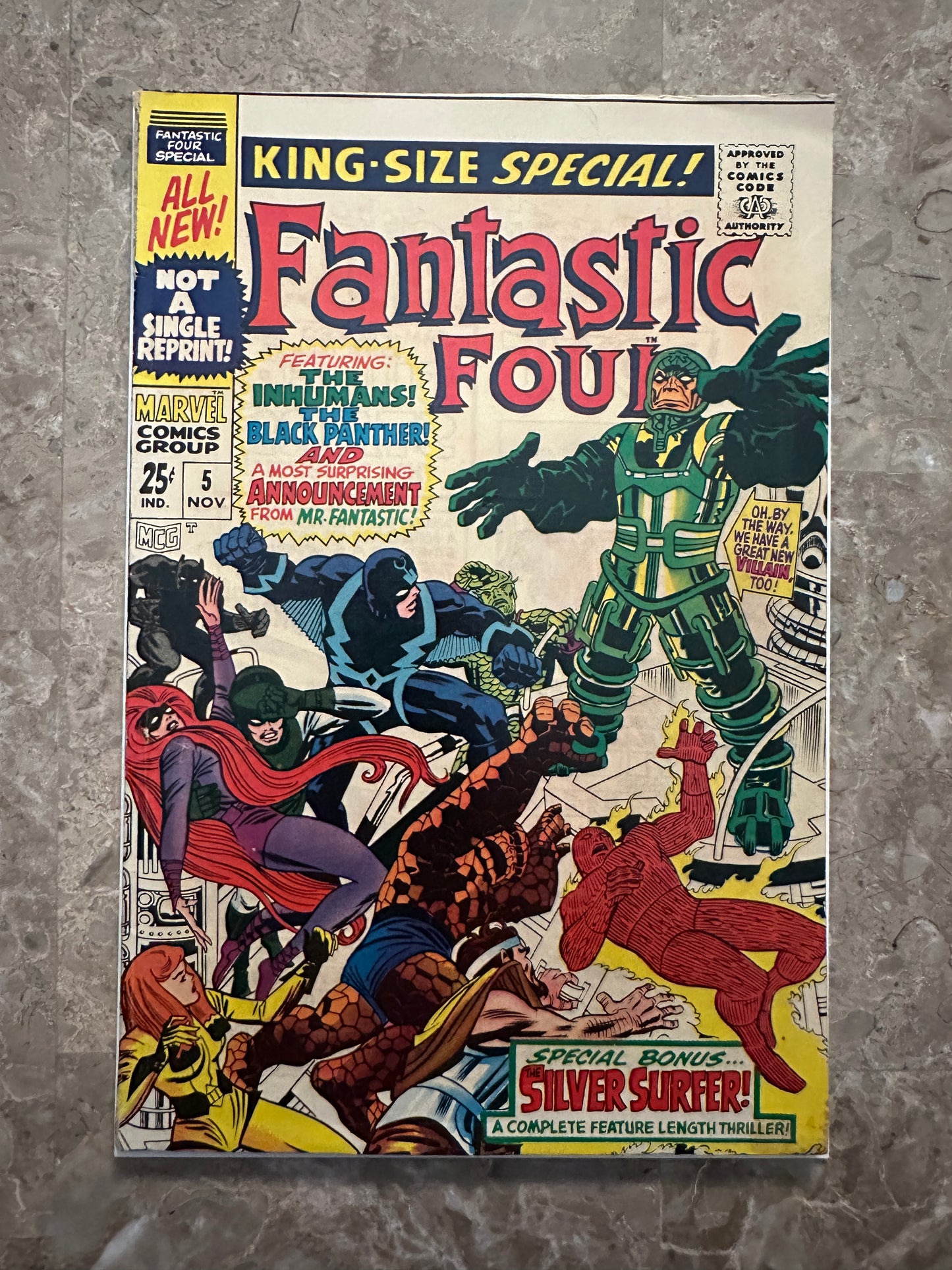 Fantastic Four Annual #5 VG/FN 5.0 (1967 Marvel)