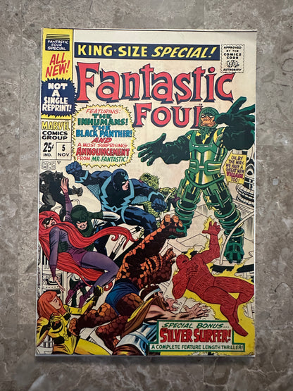 Fantastic Four Annual #5 VG/FN 5.0 (1967 Marvel)