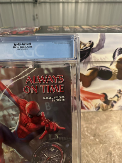 Spider-Girls #1 CGC 9.8 Dekal Variant (2018 Marvel)