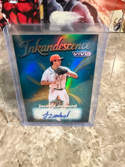 Jacob Lombard 2026 Leaf Vivid Inkadescence Auto /25