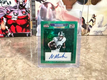 Nick Marsh 2026 Leaf Pro Set Metal 1989 Mini Auto Green 1/1 Color Match