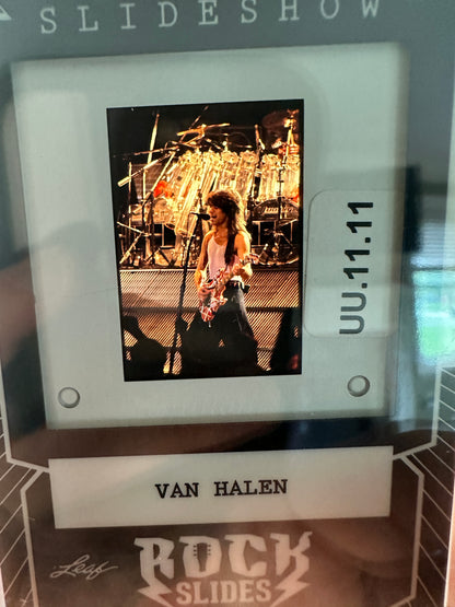 2026 Leaf Slideshow VAN HALEN 7-Slide LOT Classic David Lee Roth Era 1978-1984