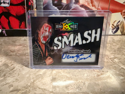 Demolition Smash 2026 Leaf Metal Ring Kings Smash Auto Black /10