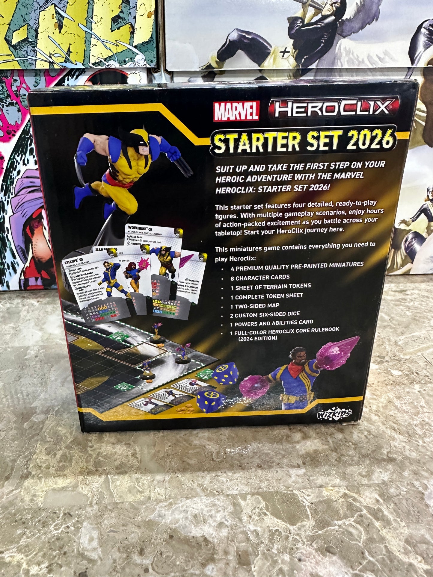 2026 HeroClix Marvel Starter Set - Wolverine, X-Men Edition