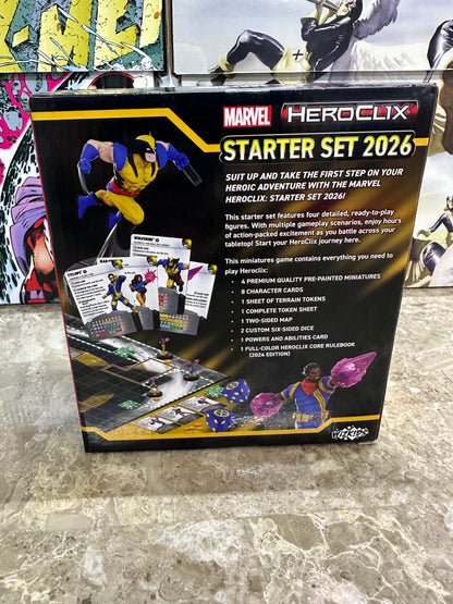2026 HeroClix Marvel Starter Set - Wolverine, X-Men Edition