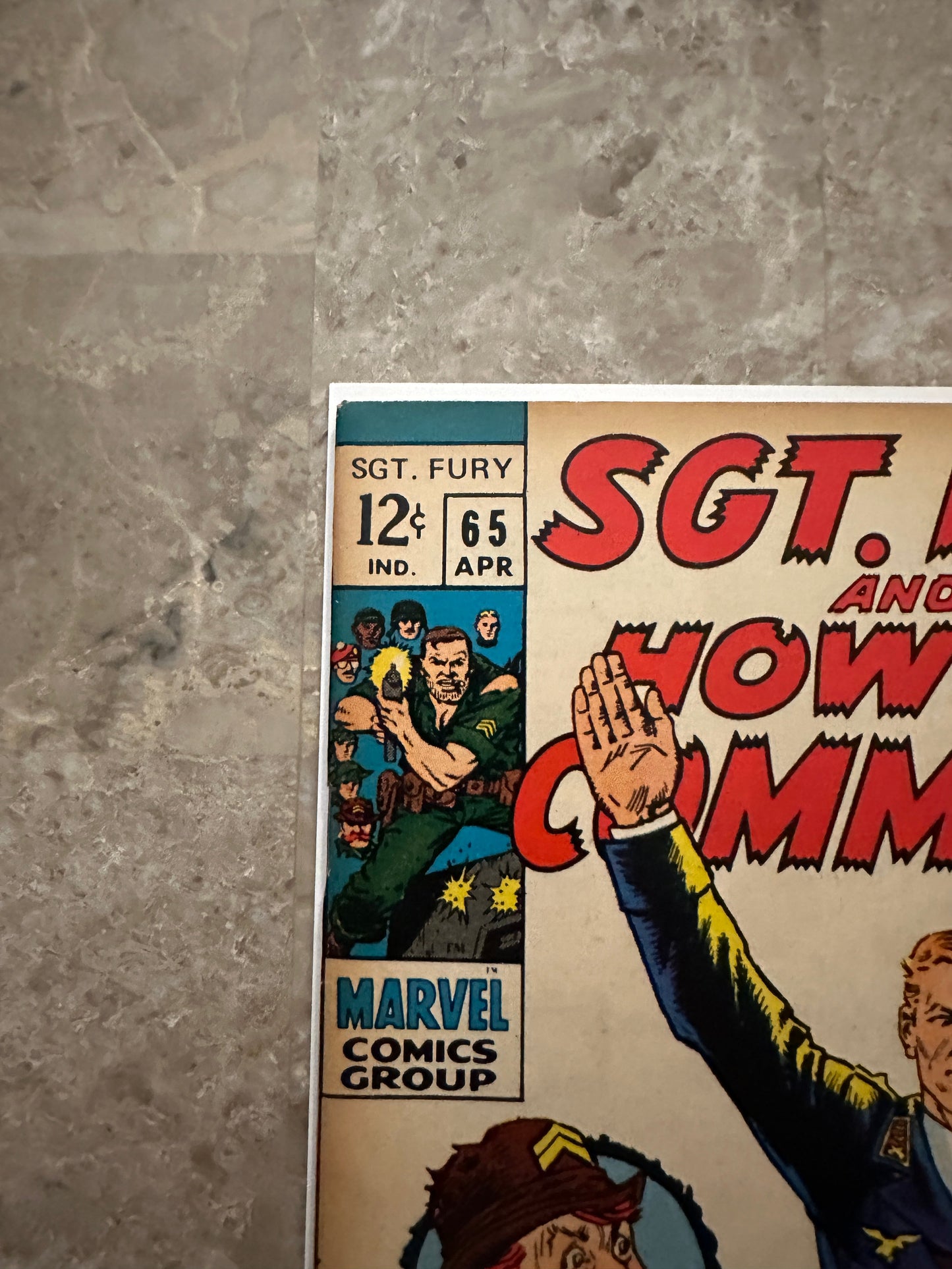 Sgt Fury #65 FN- 5.5 (Marvel Comics 1969) - Higher Grade with tanning