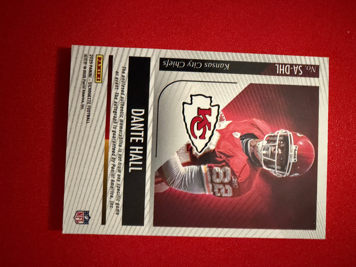 Dante Hall 2025 Panini Silhouette Football Silhouette Autographs /99