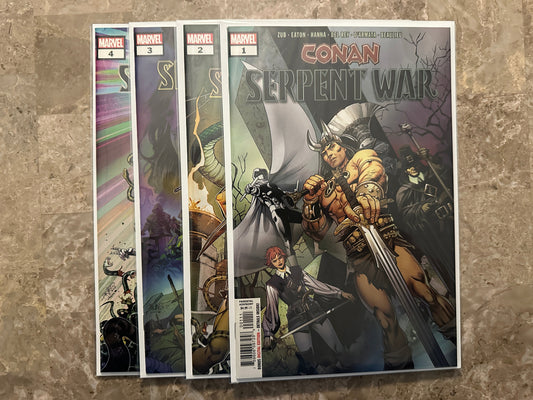 Conan Serpent War #1-4 High Grade Full Set (2019 Marvel)
