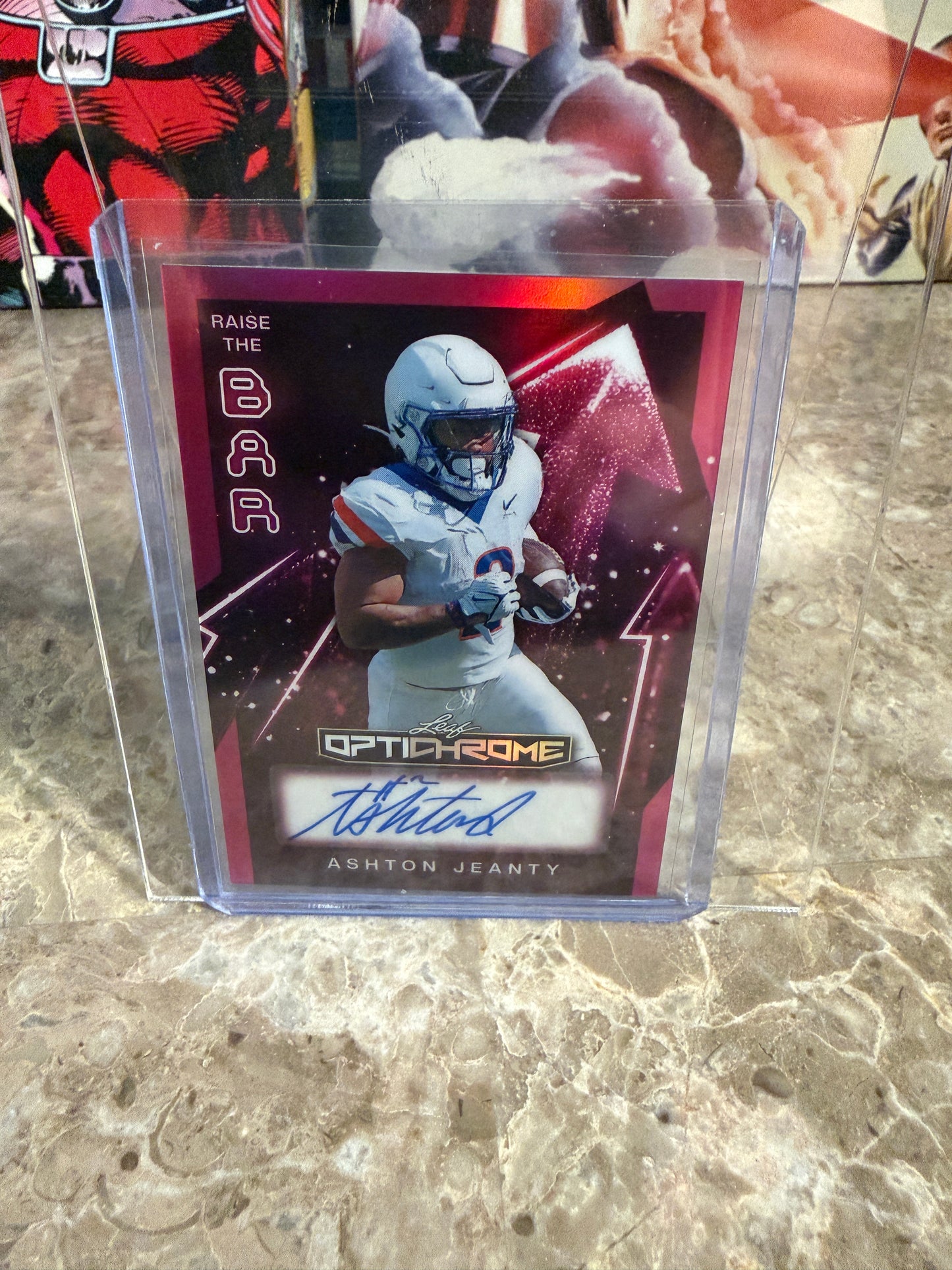2026 Leaf Optichrome Ashton Jeanty Auto Raise the Bar Pink Prismatic /6