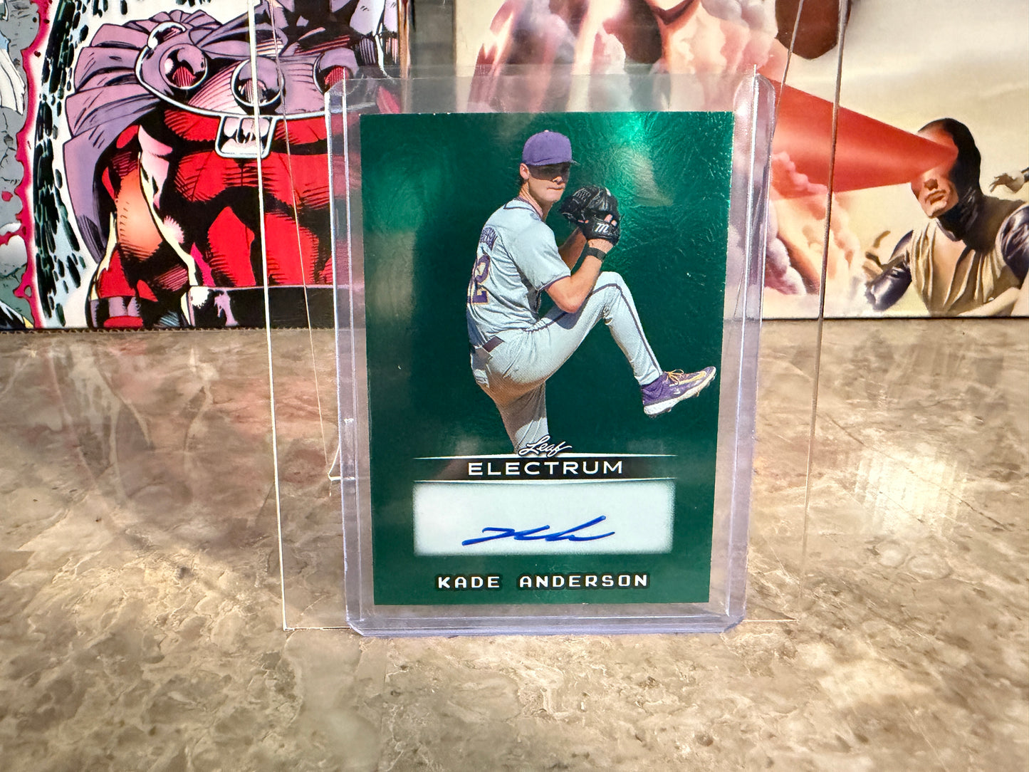 2026 Leaf Electrum Baseball Kade Anderson Base Green /5
