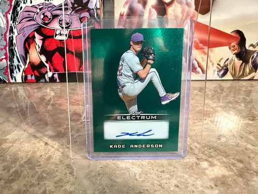 2026 Leaf Electrum Baseball Kade Anderson Base Green /5