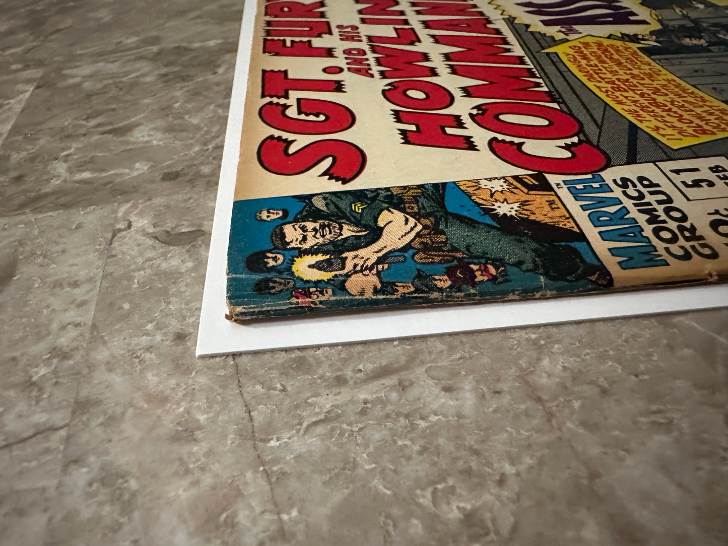 Sgt Fury #51 FN- 5.5 (Marvel Comics 1968)