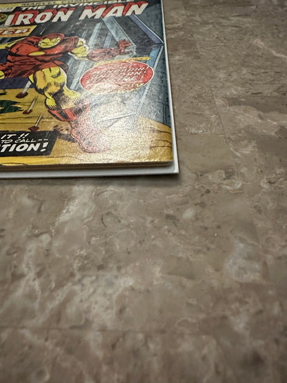 Iron Man #69 VG+ 4.5 (1974 Marvel Comics) - Nice copy for grade