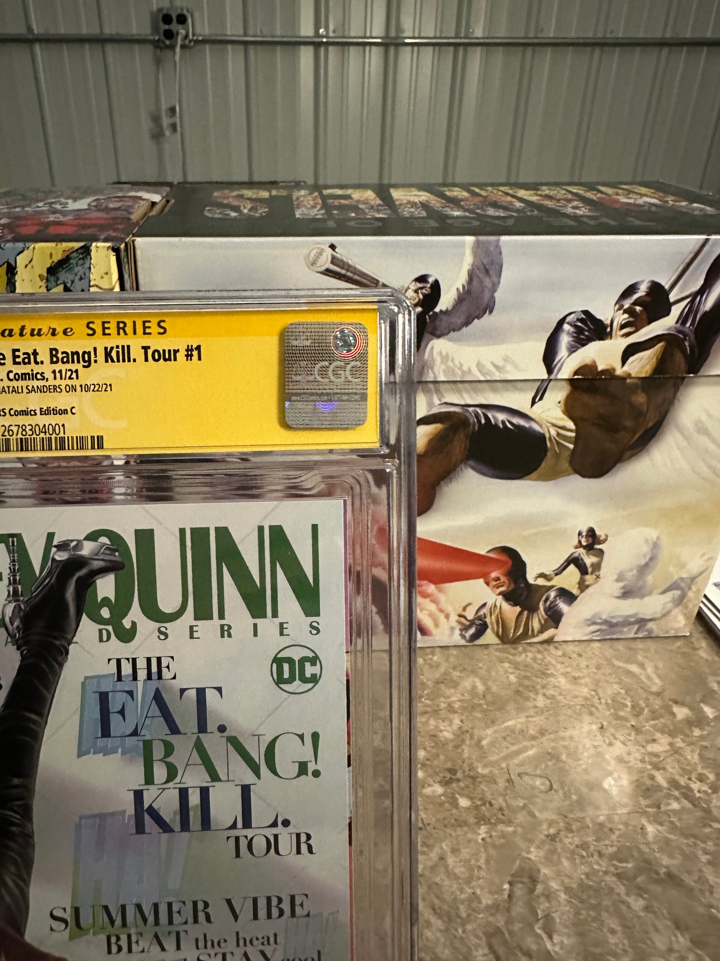 Harley Quinn: The Eat. Bang! Kill. Tour #1 CGC 9.8 SS Natali Sanders KRS (2021)