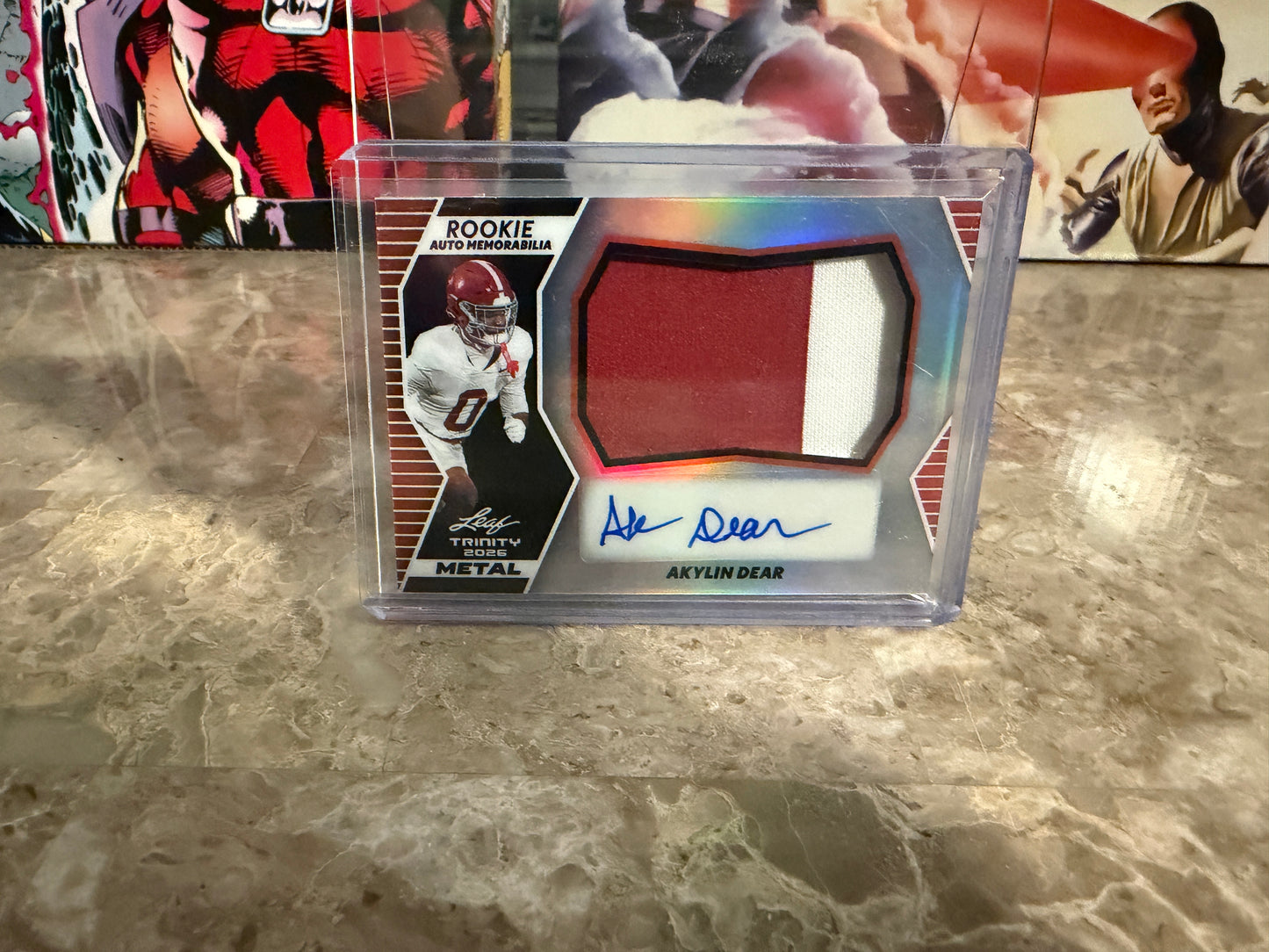 Akylin Dear 2026 Leaf Trinity Rookie Auto Memo Metal Multicolor Patch /7