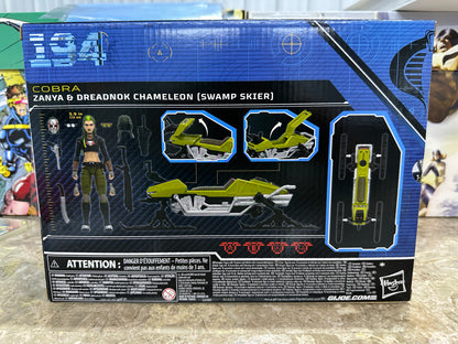 G.I. Joe Classified Series Zanya and Dreadnok Chameleon (Swamp Skier) Vehicle 6"
