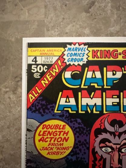 Captain America Annual #4 FN+ 6.5 (1977 Marvel) - Nice copy