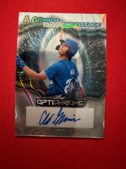 AJ Gracia 2025 Leaf Optichrome Glimpse Into Future Auto Lava /10