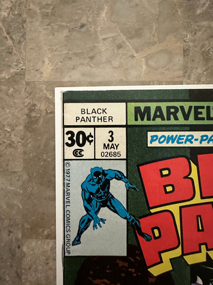 Black Panther #3 VF- 7.5 (1977 Marvel) - High grade