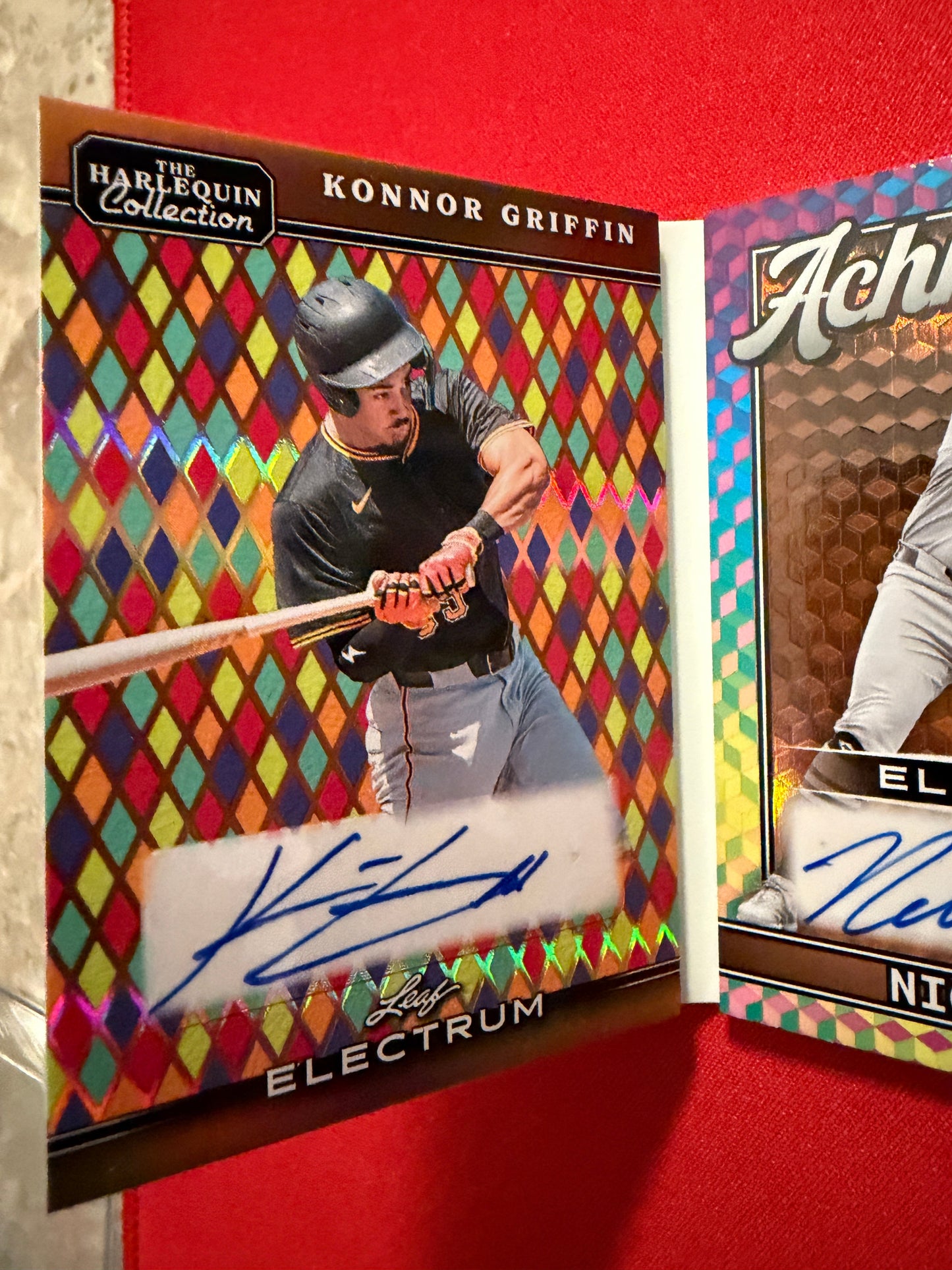 Griffin / Nick Kurtz / Kevin McGonigle / Carson Benge 2026 Leaf Electrum Quad Auto Booklet
