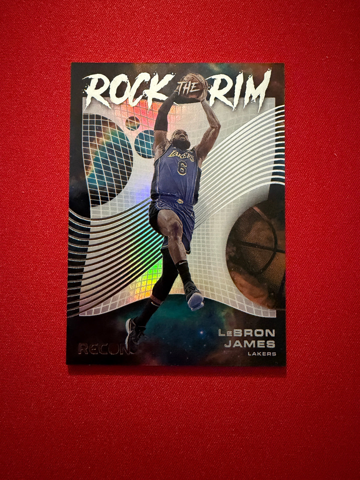 LeBron James 2022-23 Panini Recon Rock The Rim #1