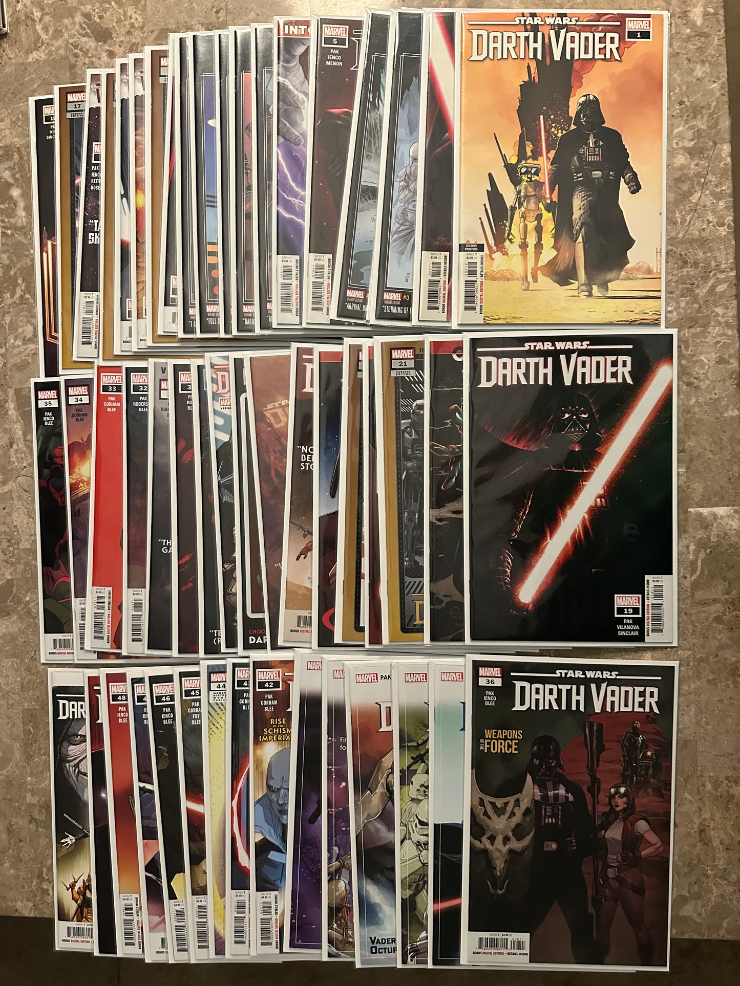 Star Wars Darth Vader #1-50 Complete Set High Grade (2020) - Variants Included