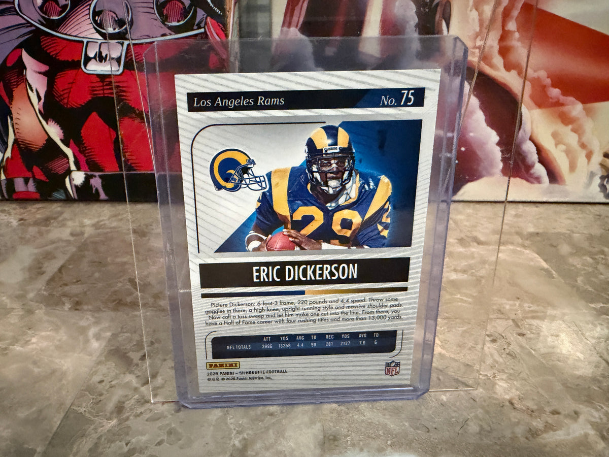 Eric Dickerson 2025 Panini Silhouette Football Base Purple /125