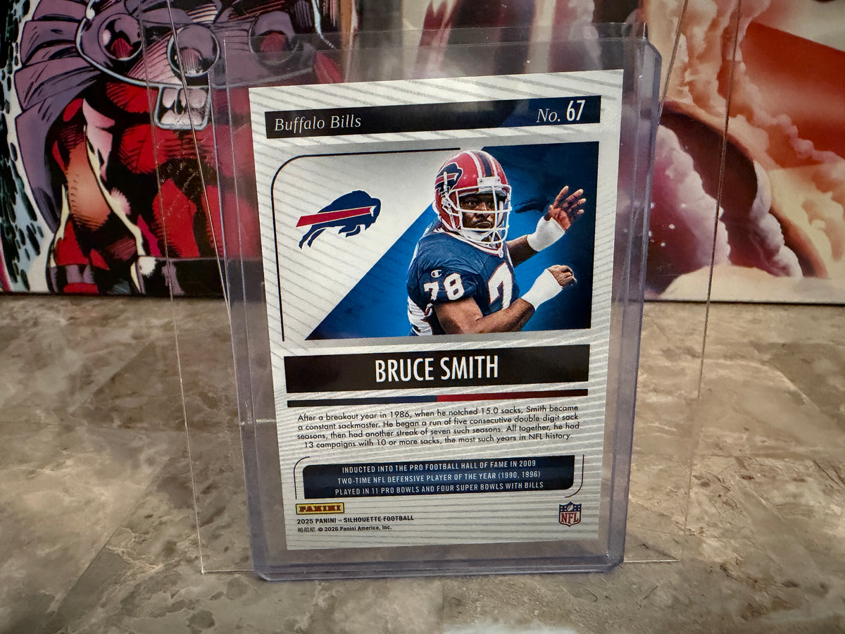 Bruce Smith 2025 Panini Silhouette Football Base Purple /125 #67