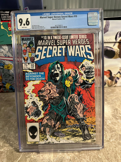 Marvel Super-Heroes: Secret Wars #10 CGC 9.6 WP (1984) - New Case
