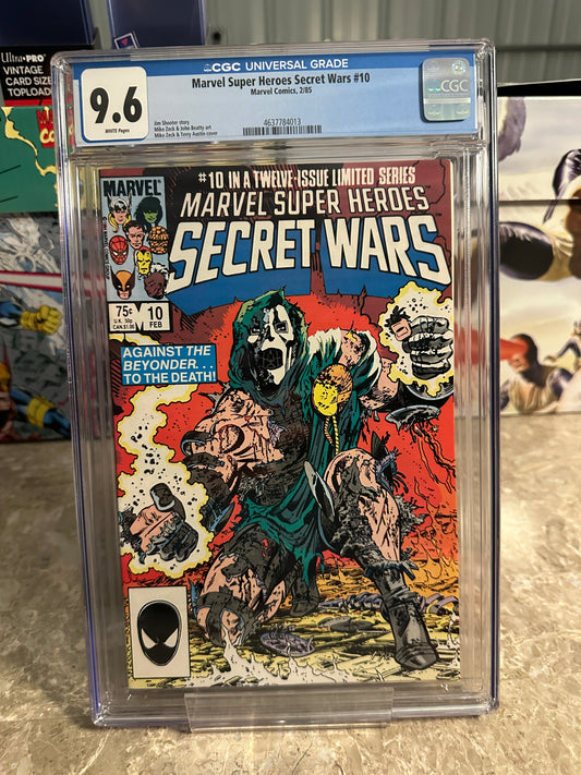 Marvel Super-Heroes: Secret Wars #10 CGC 9.6 WP (1984) - New Case