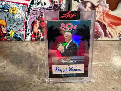 Roy Williams 2026 Leaf Signature Series 80s Series Auto Pink Prismatic 1/1