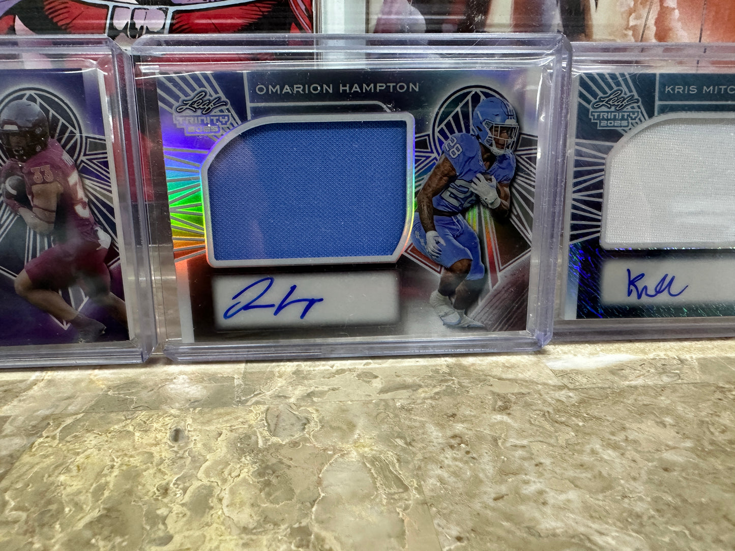 Omarion Hampton Mitchell Bhayshul Tuten McClellan RPA Lot 2025 Leaf Trinity RC