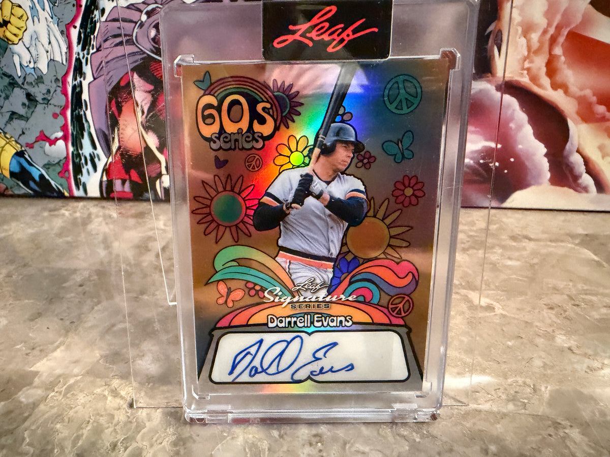 Darrell Evans 2026 Leaf Signature Series 60s Series Auto Gold 1/1