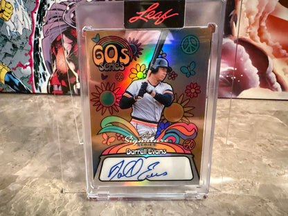 Darrell Evans 2026 Leaf Signature Series 60s Series Auto Gold 1/1
