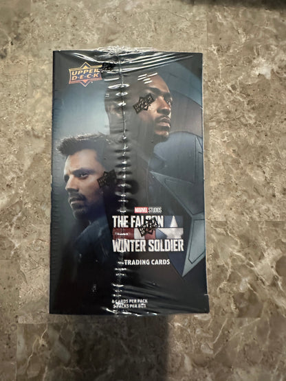 Marvel's Falcon and Winter Soldier Blaster Box Factory Sealed (Upper Deck)