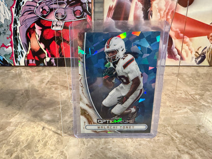 Malachi Toney 2026 Leaf Optichrome Football Platinum Crystal 1/1