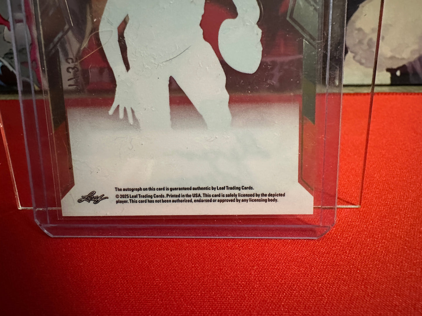 2025 Leaf Trinity Dereon Coleman Blue Clear Auto Autograph # 1/35 - True