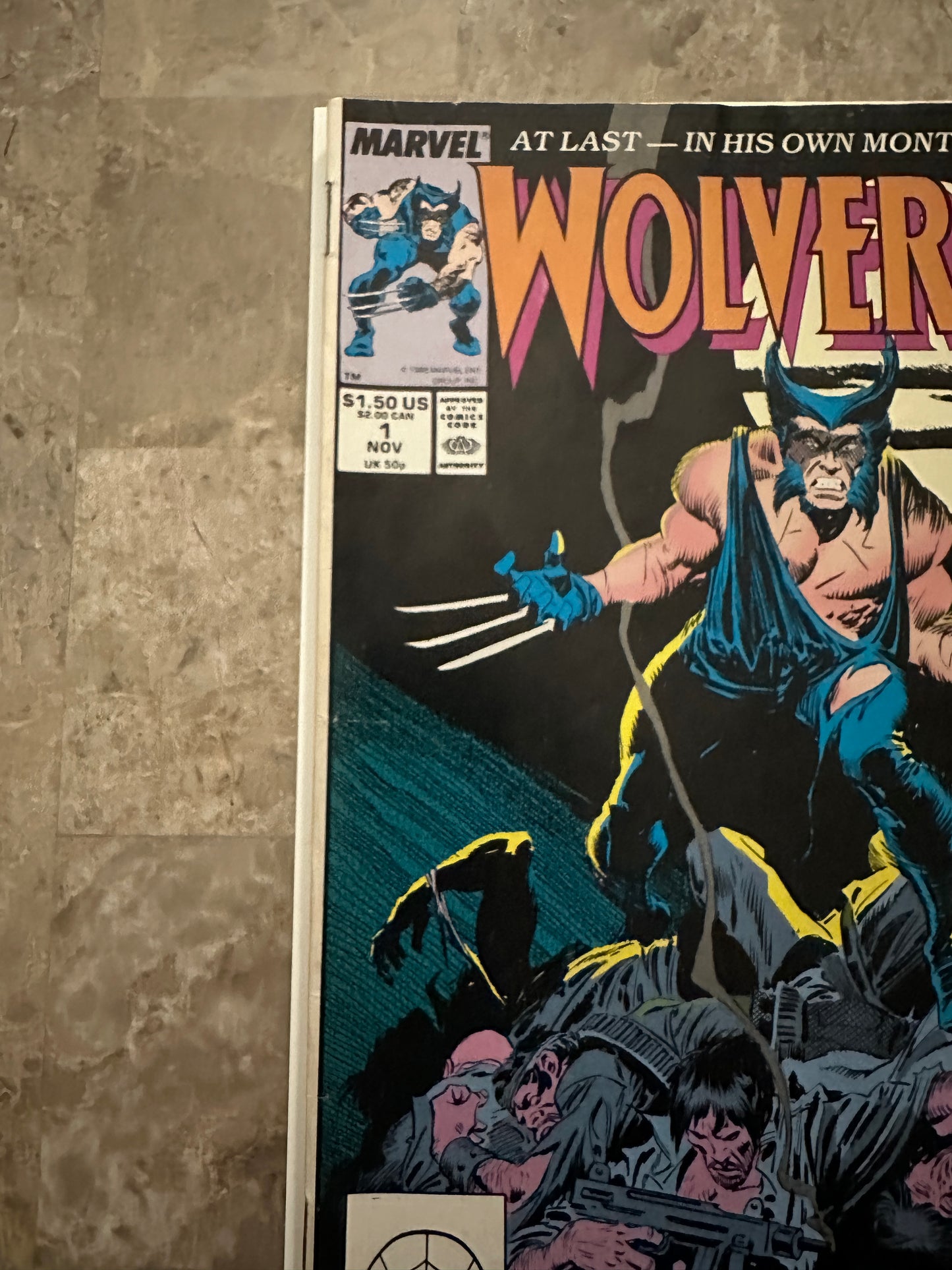 Wolverine #1 FN- 5.5 (Marvel Comics 1988)
