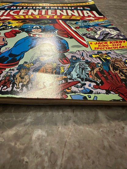 (Copy) Captain America's Bicentennial Battles FN 6.0 (1976 Marvel Treasury) - Unpressed
