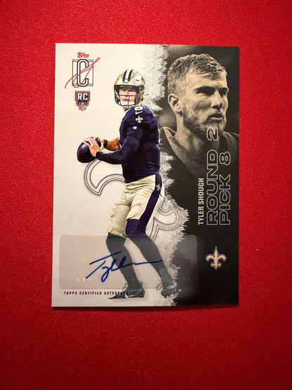 Tyler Shough 2025 Topps Signature Class Football Base Auto #104