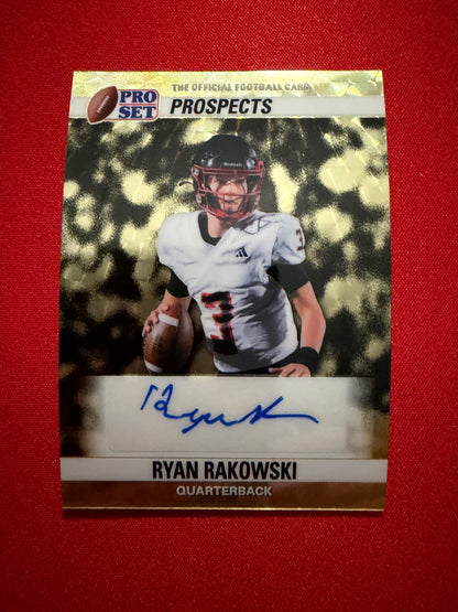 2026 Leaf Pro Set Metal Ryan Rakowski 1990 Auto Gold Super Prismatic 1/1