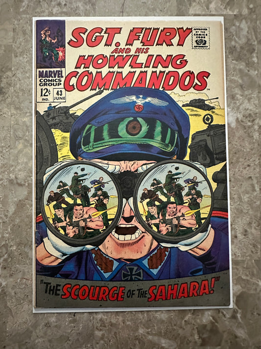 Sgt Fury #43 FN+ 6.5 (Marvel Comics 1967)