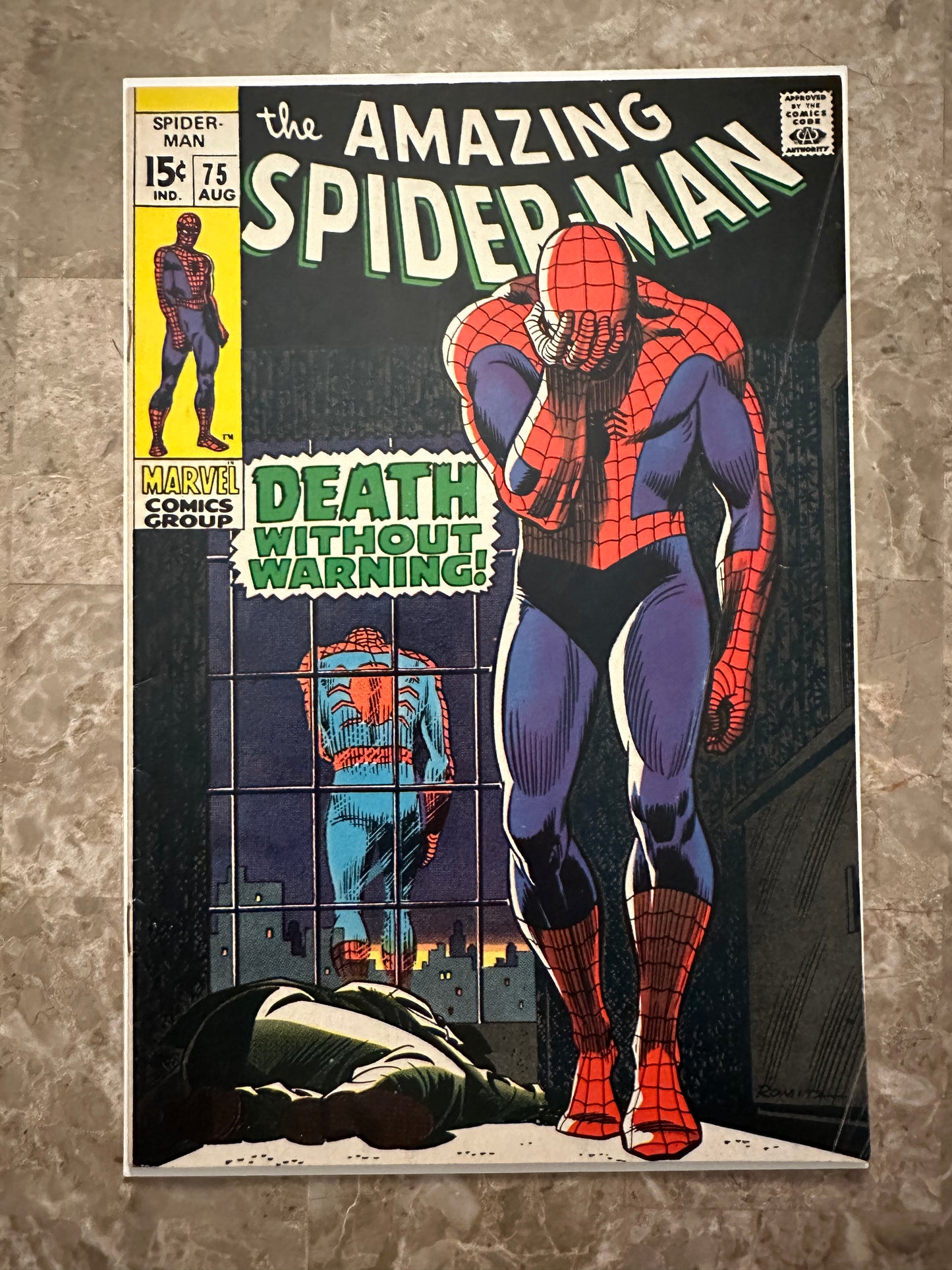 Amazing Spider-Man #75 FN- 5.5 (Marvel Comics 1969) - Beautiful copy for grade