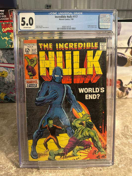 Incredible Hulk #117 CGC 5.0 (Marvel 1969)